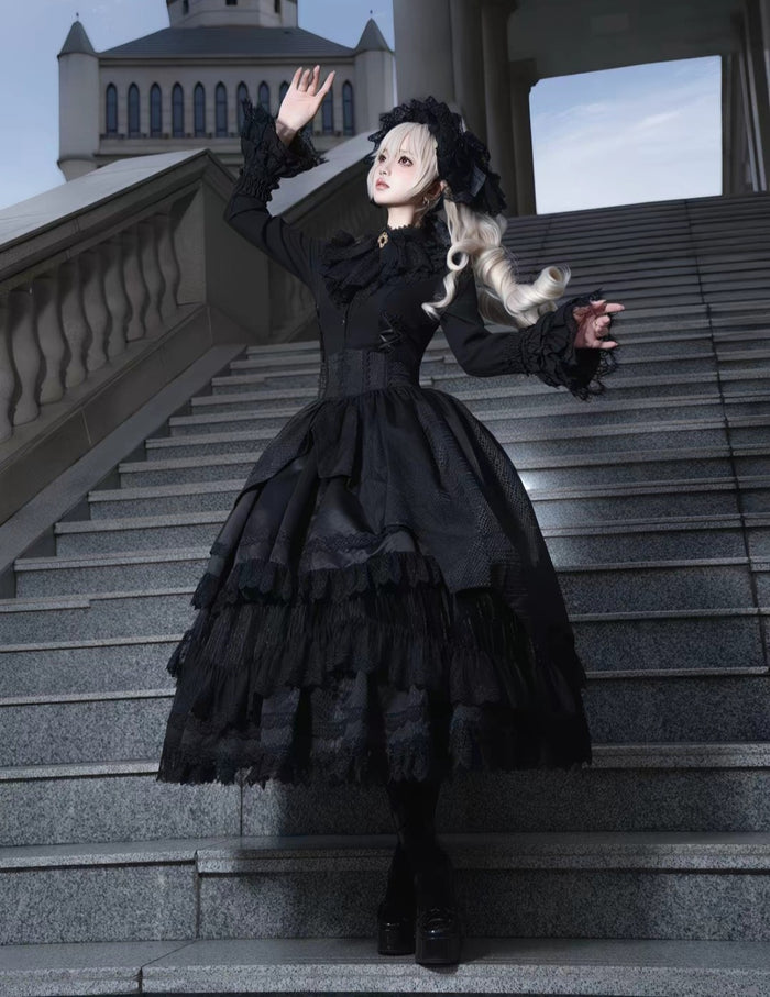 Broken-Winged Bat Gothic Lolita Shirt & Skirt Set