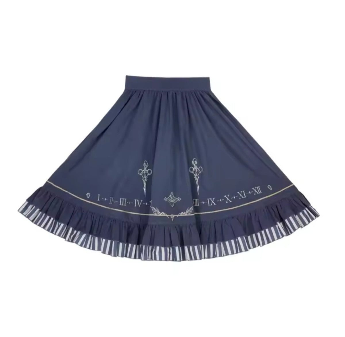 Clockwork Academy navy Lolita skirt