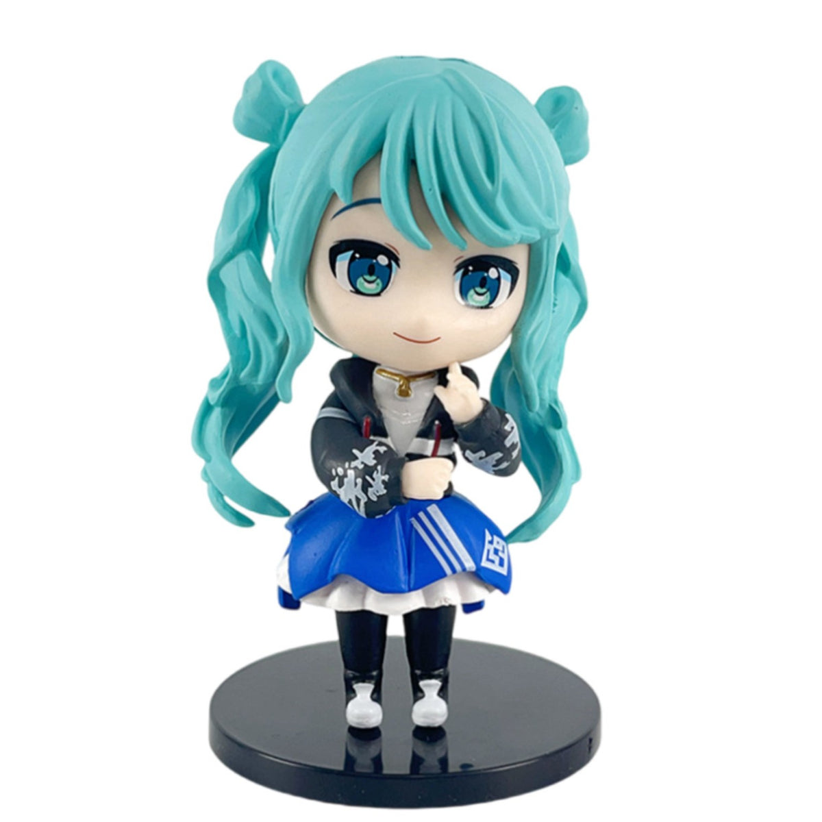 Hatsune Miku Q Version blue skirt collectible figure