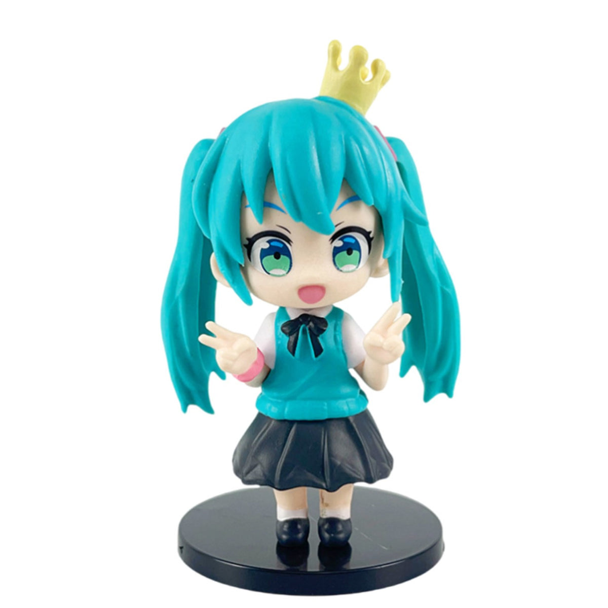 Hatsune Miku Q Version crown collectible figure