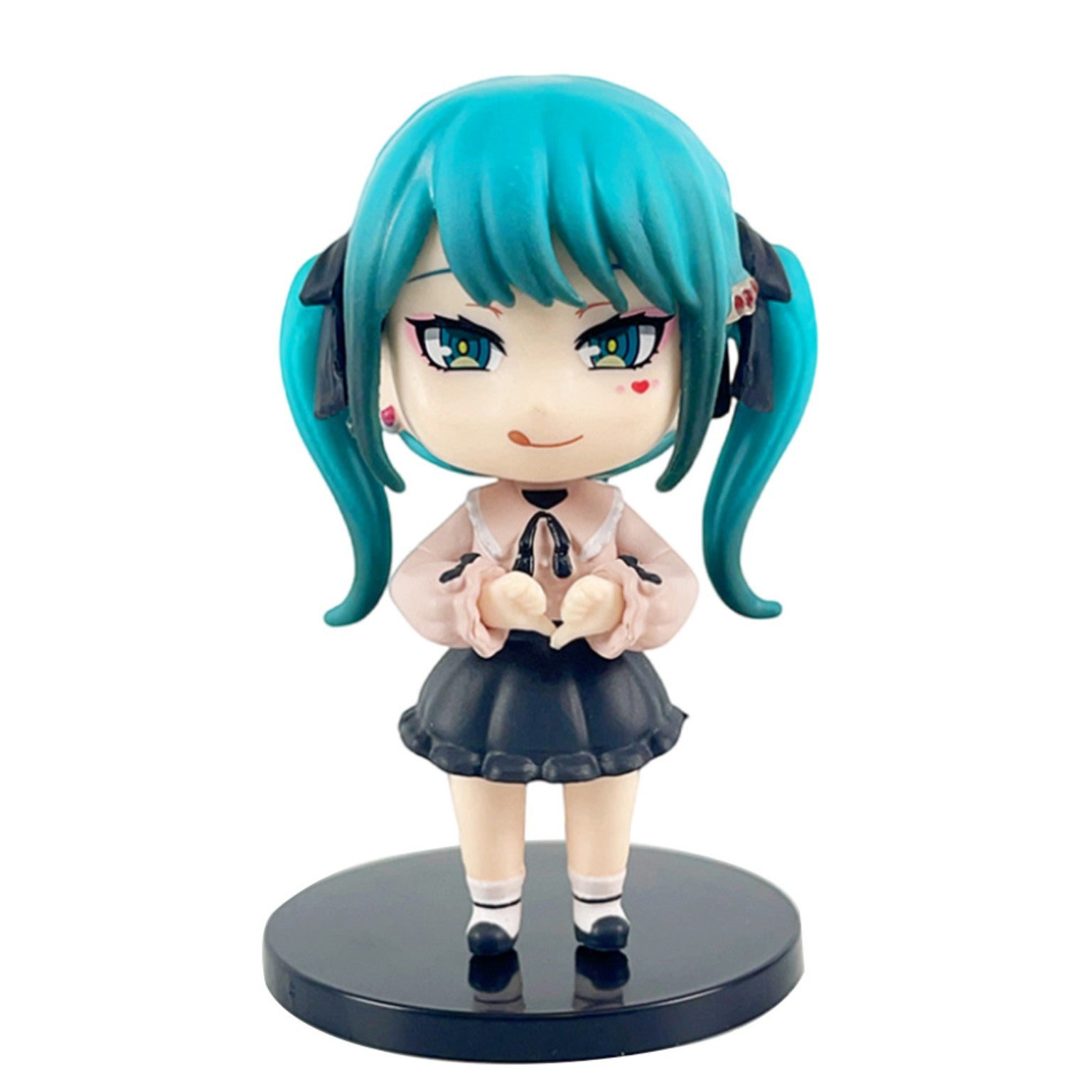 Hatsune Miku Q Version heart pose collectible figure