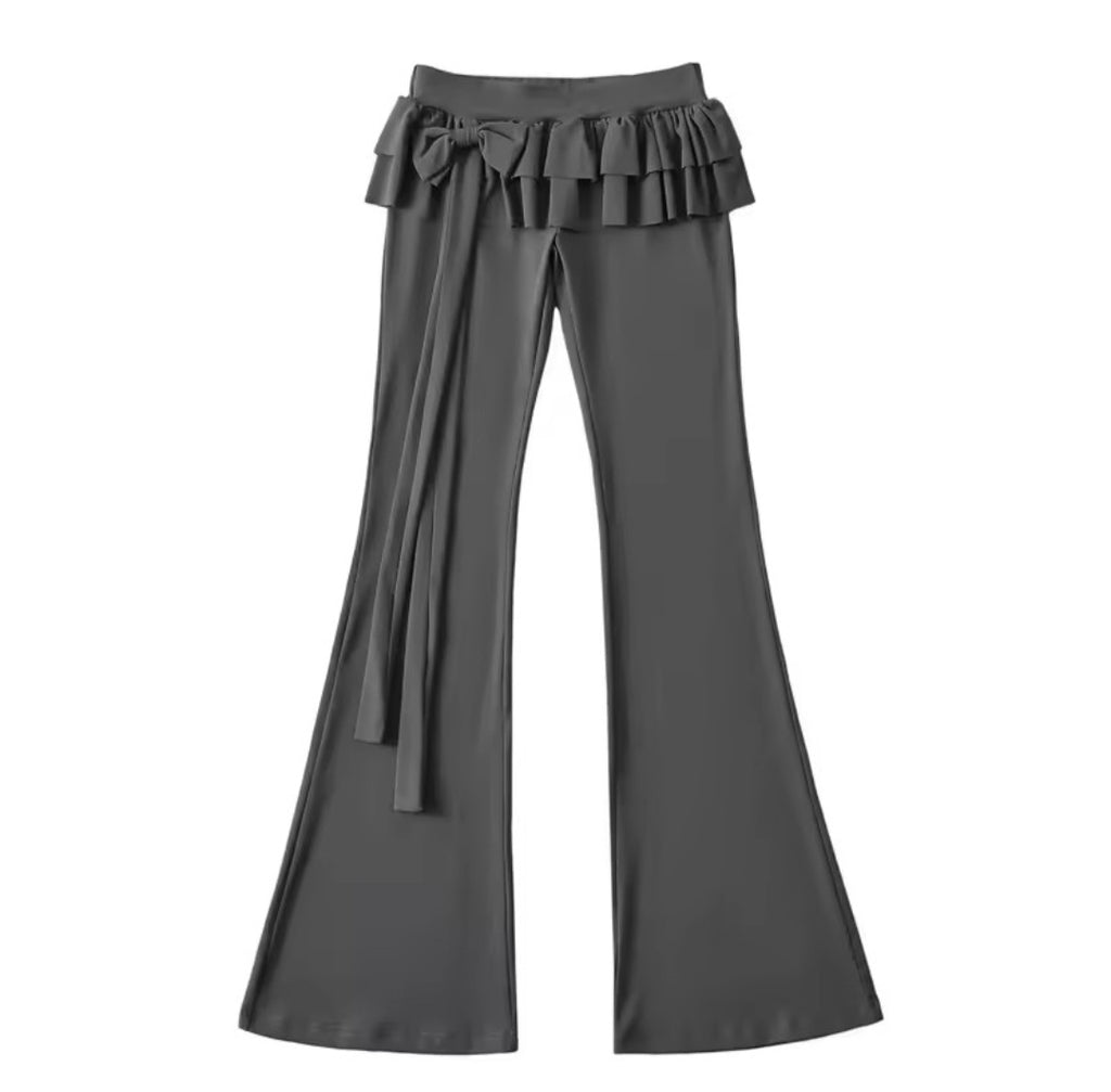 Ruffle Flare Pants