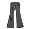 Ruffle Flare Pants