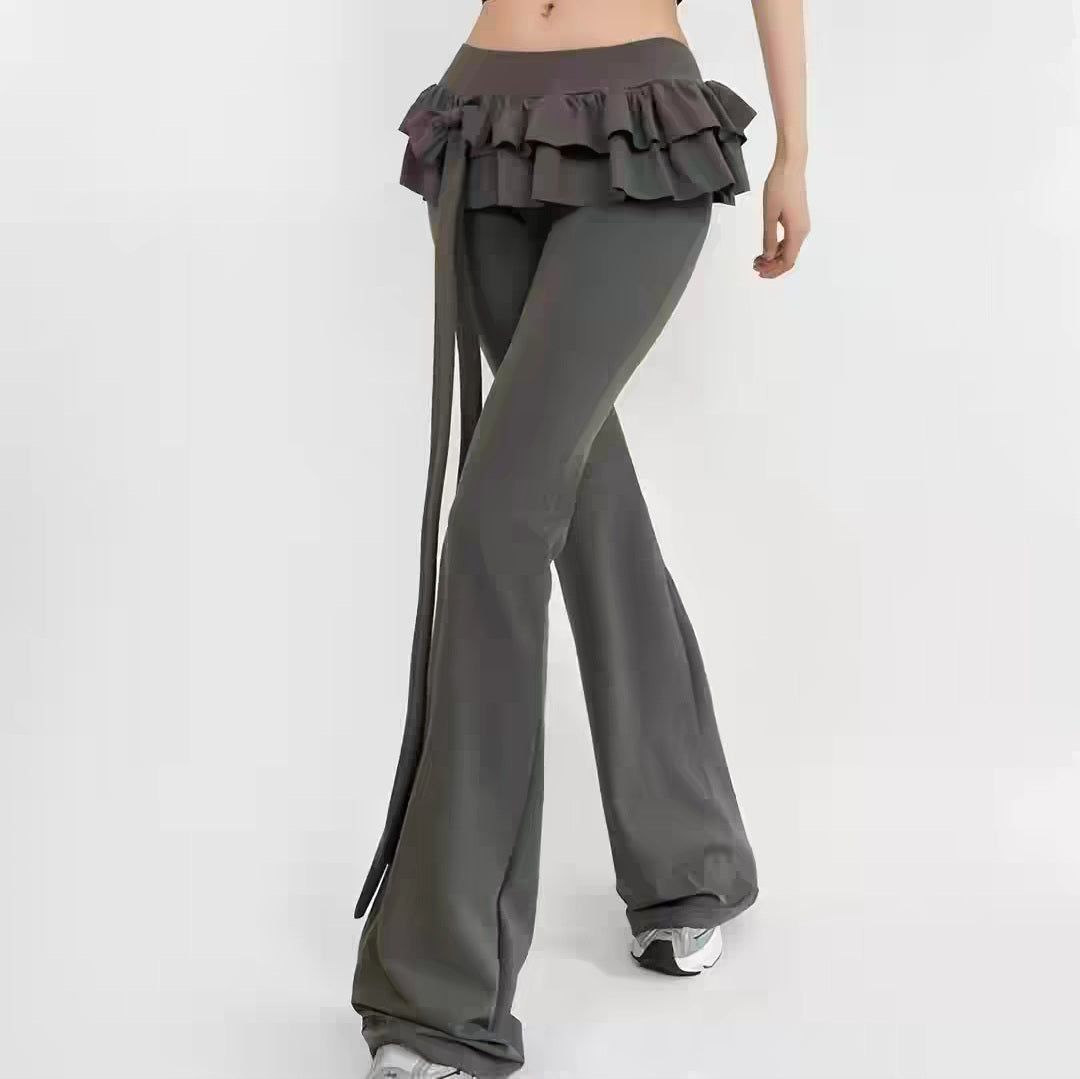 Ruffle Flare Pants