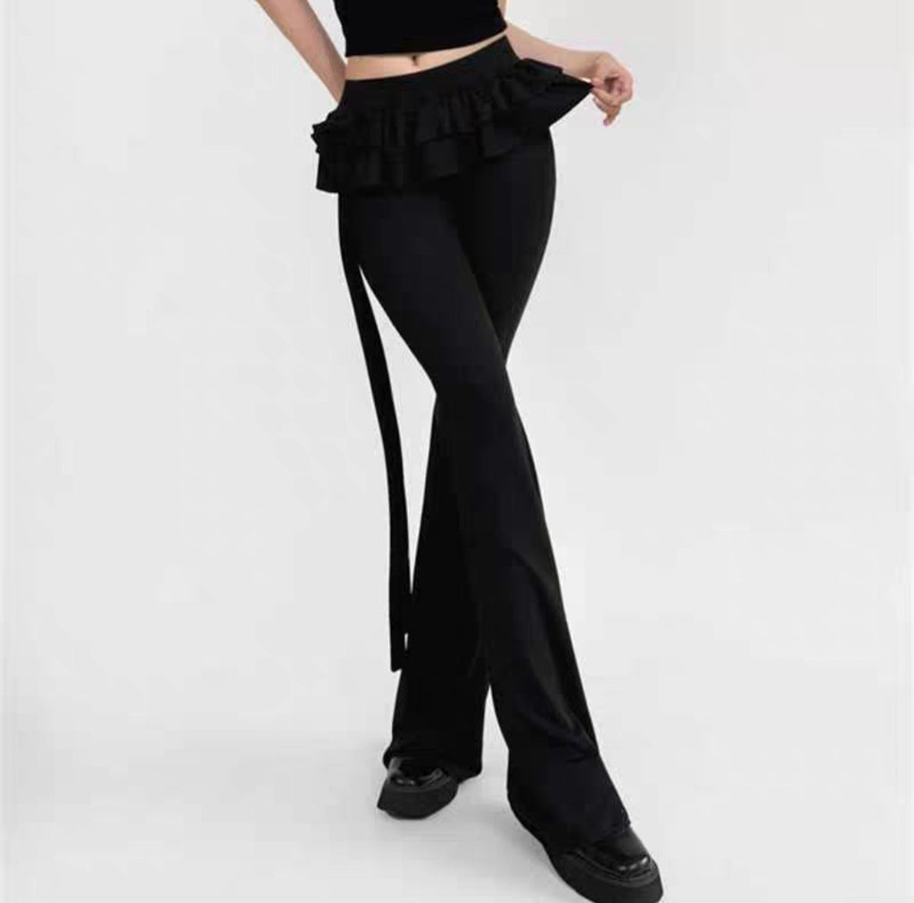Ruffle Flare Pants
