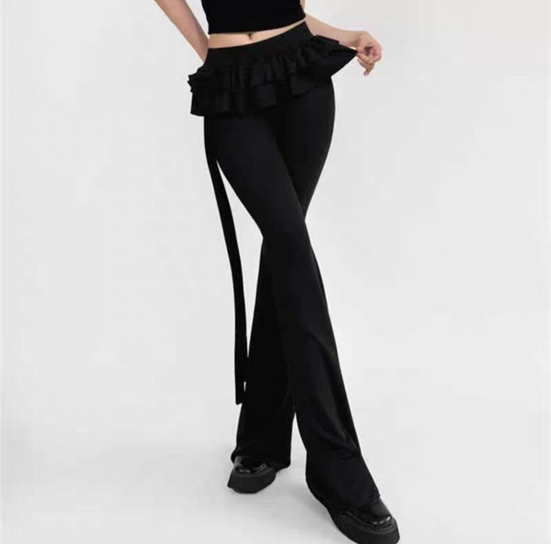 Ruffle Flare Pants