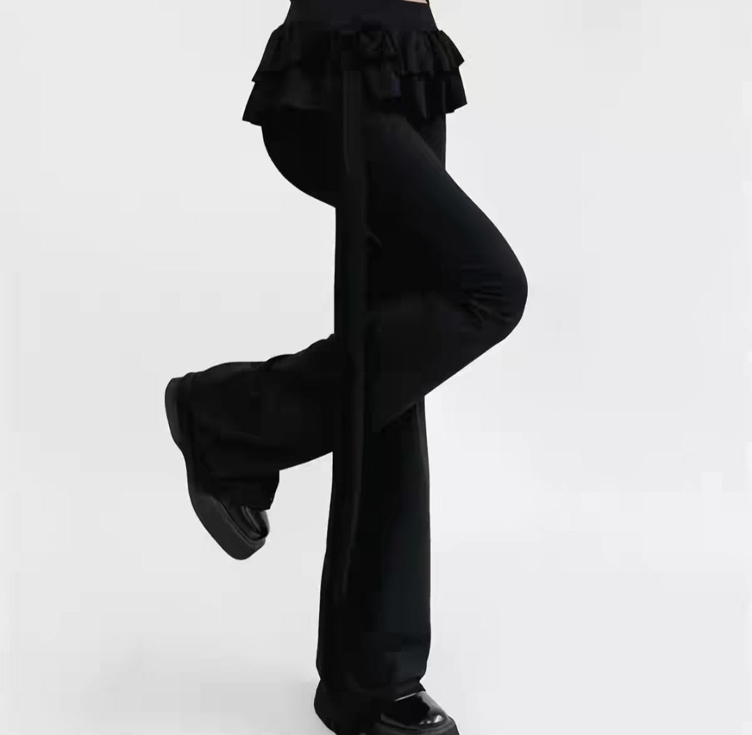 Ruffle Flare Pants