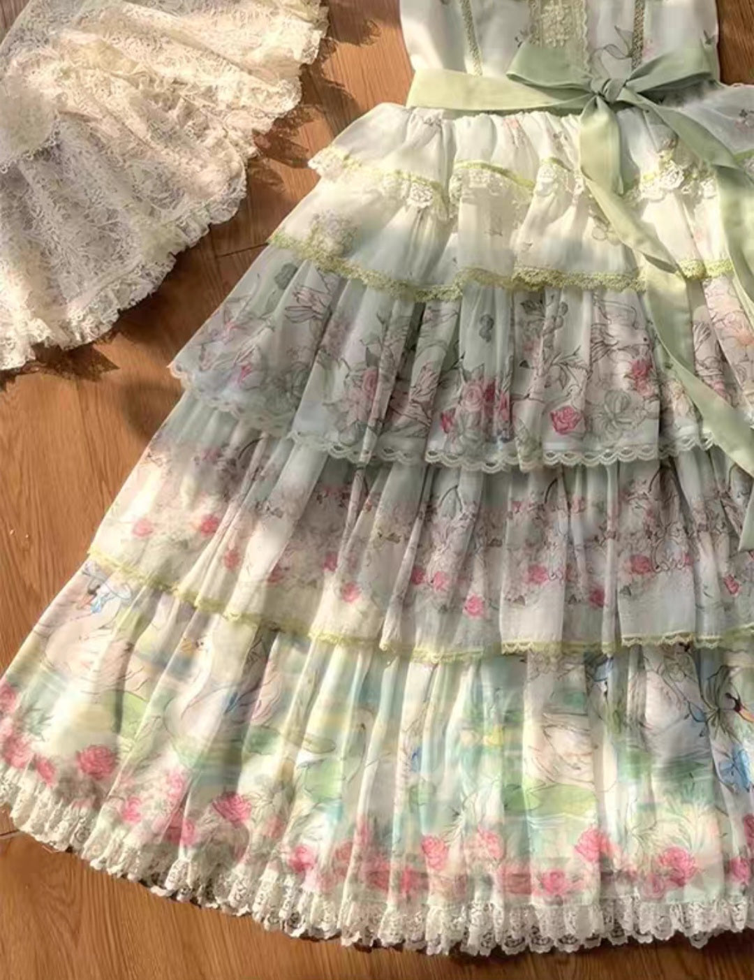 Swan Garden Lolita Dress Set