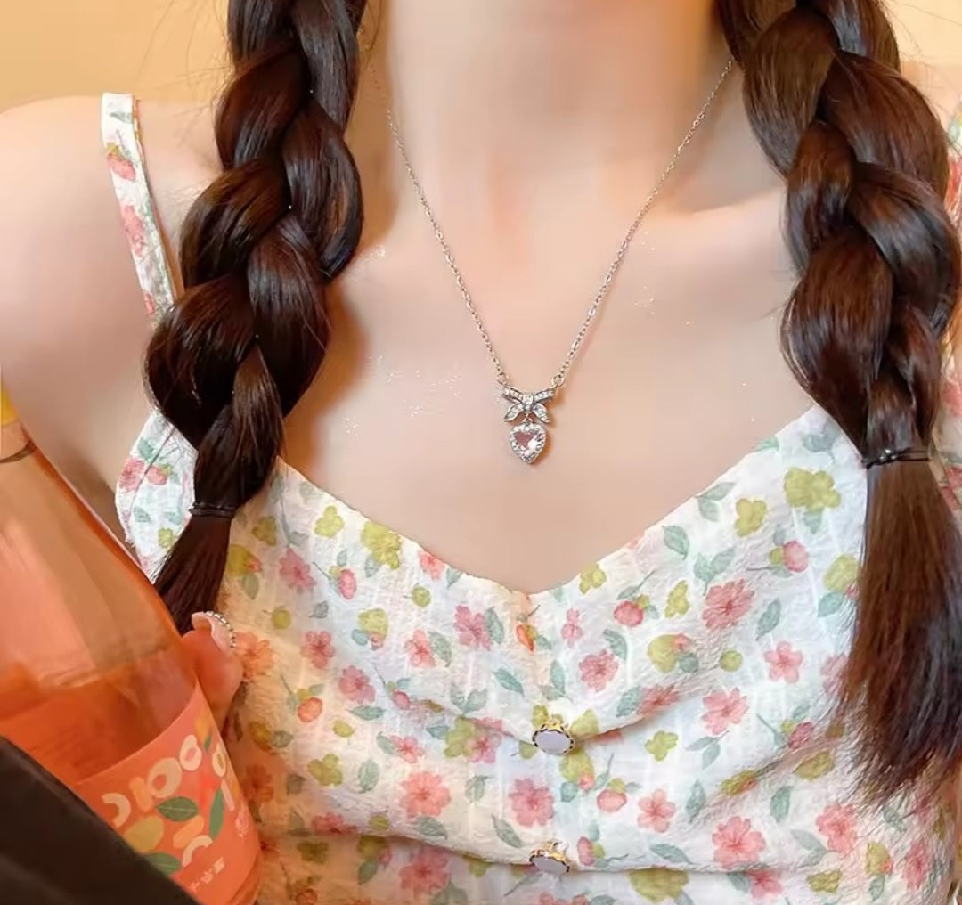 Sweetheart Bow Necklace