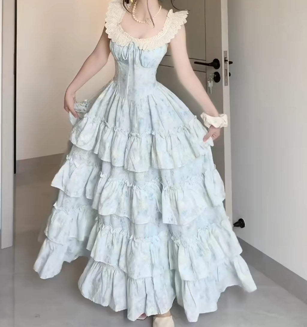 Enchanted Garden Ruffle Dress