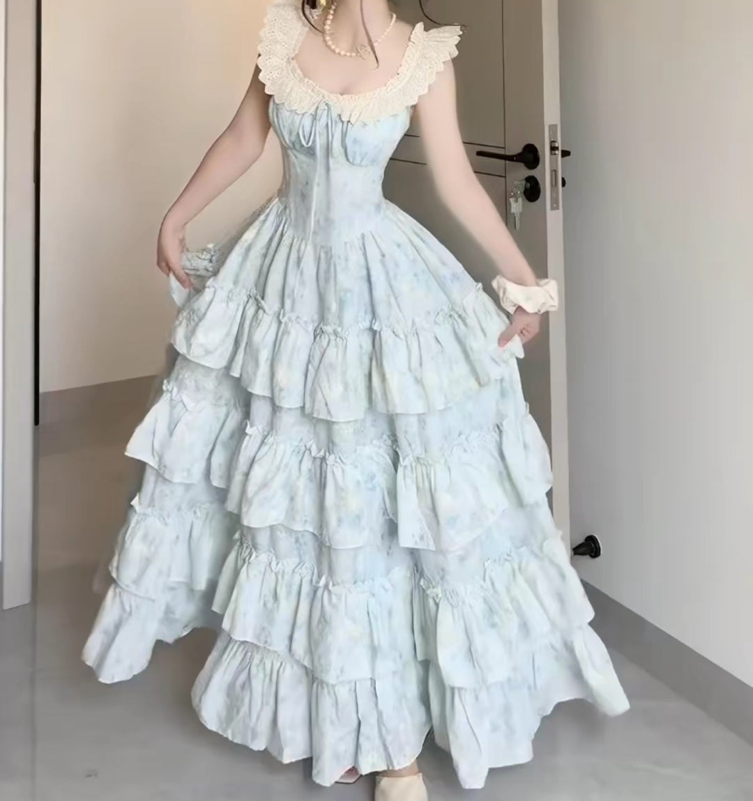 Enchanted Garden Ruffle Dress