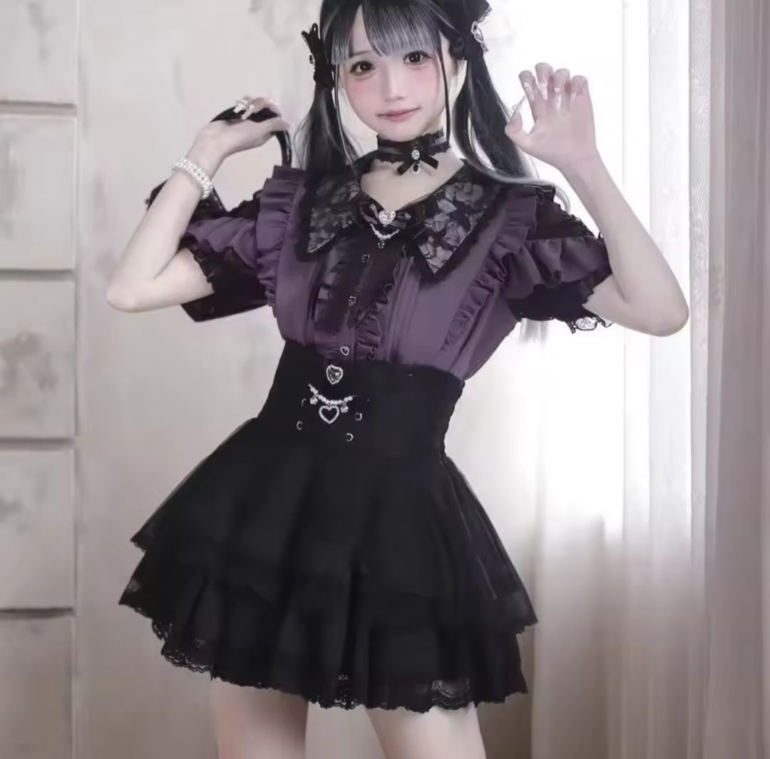 Broken Hearts Jirai Kei Blouse