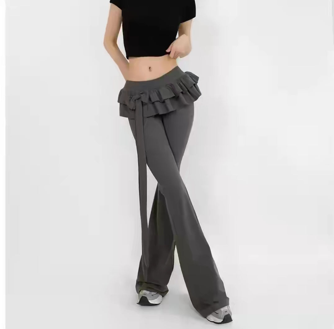 Ruffle Flare Pants