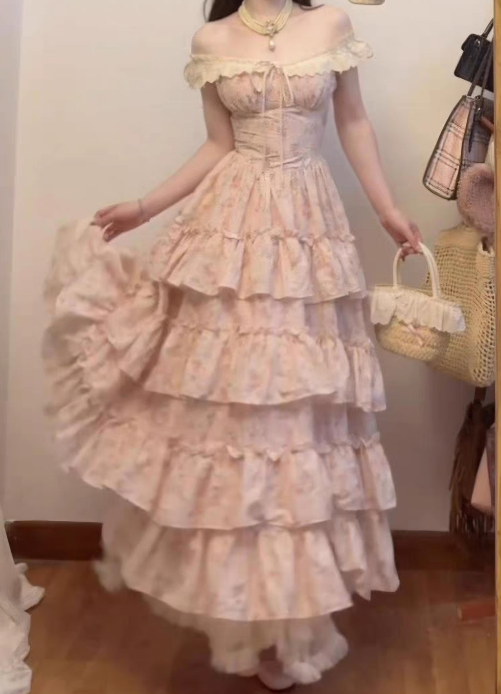 Enchanted Garden Ruffle Dress