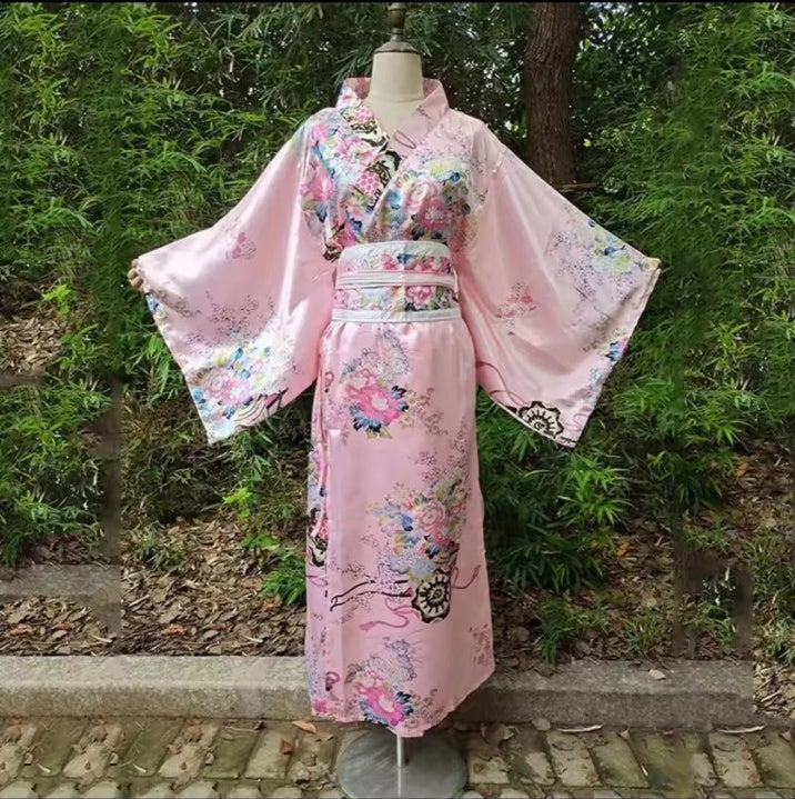 Pink Sakura Dream Floral Kimono