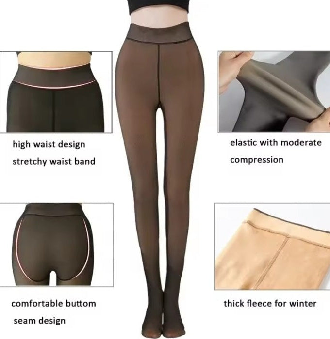 Thermal fleece tights product details